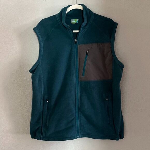 NordicTrack Вark Еurquoise Сolor Men’s Fleece Vest  size L - Picture 2 of 14